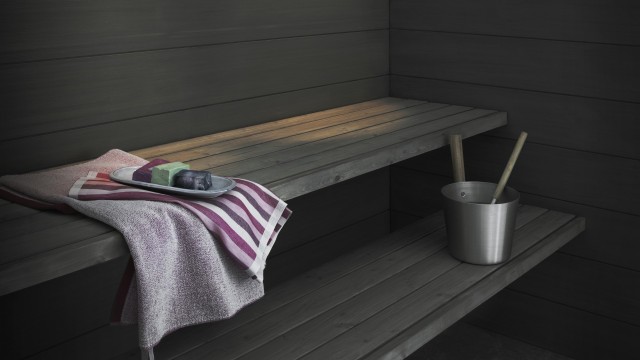 Harmaa sauna 