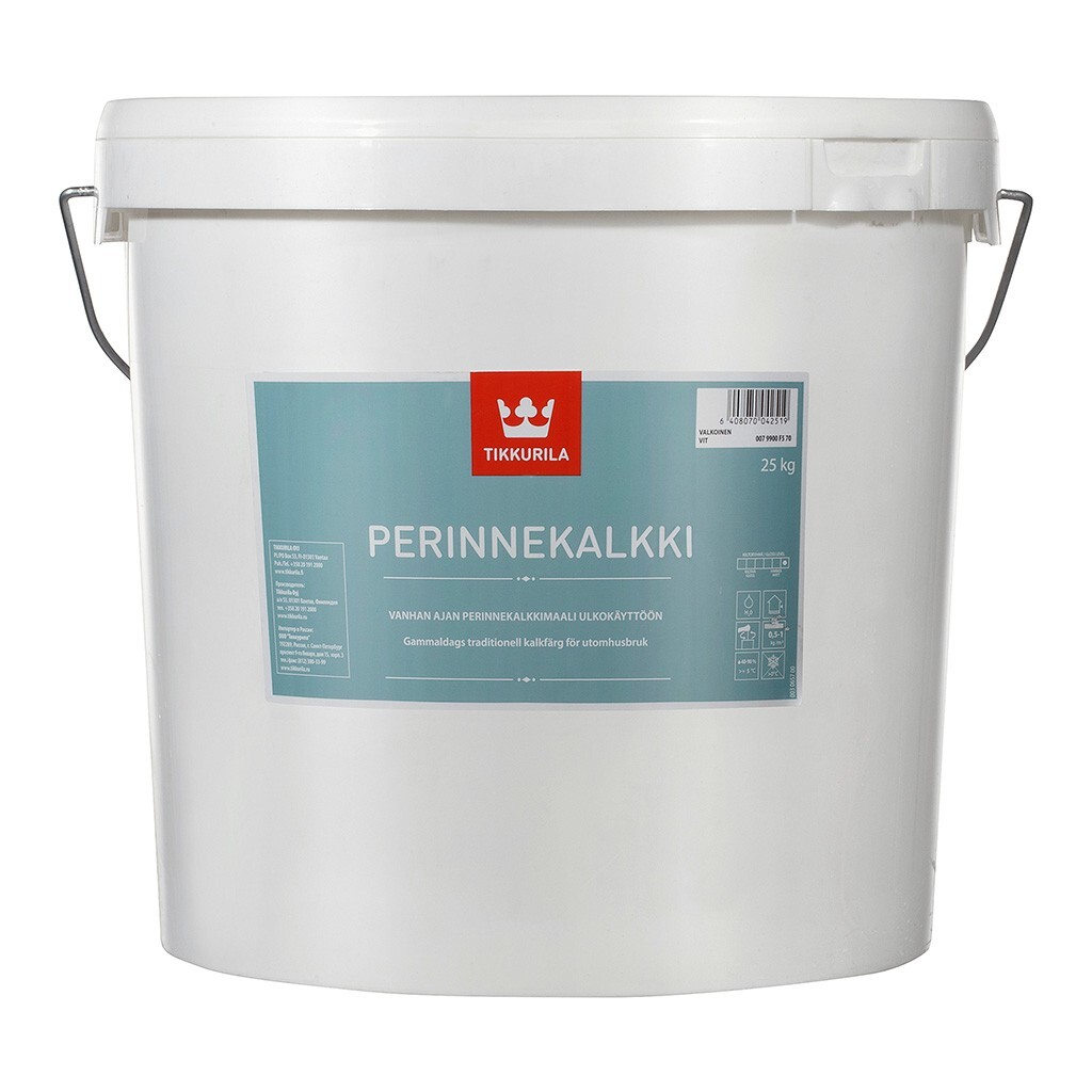 Perinnekalkki Valkoinen
