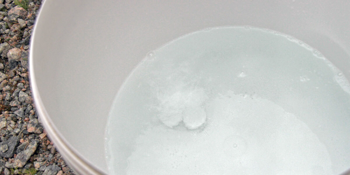 mold removal tablets in water