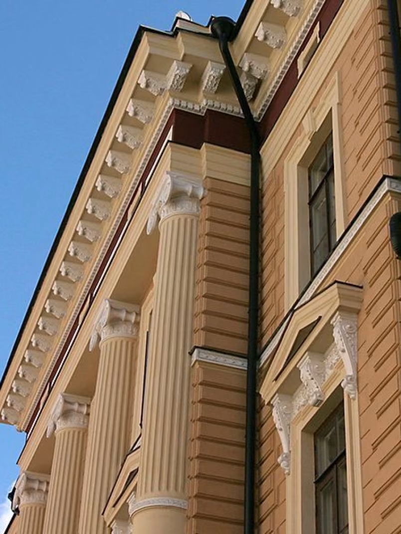 Julkisivujen tyylit eri aikakausina