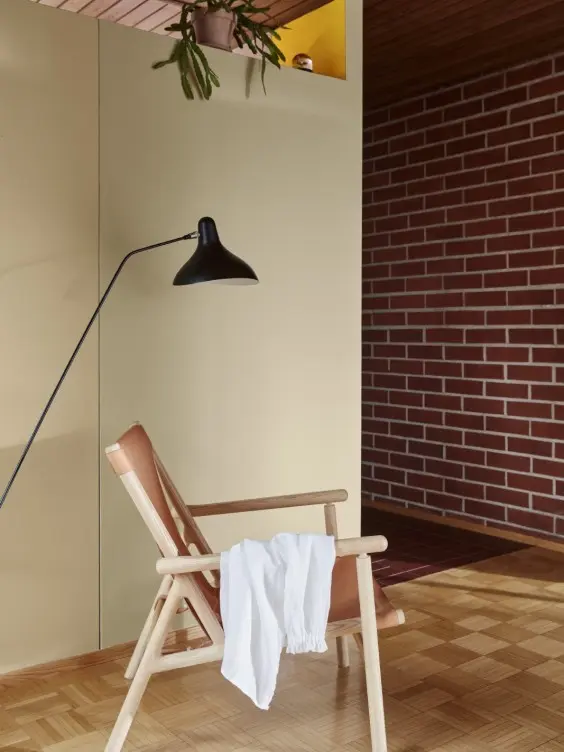 Ajattoman klassinen tiiliseinä 