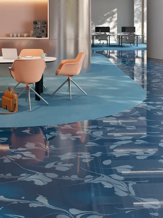 Marbel effect floor