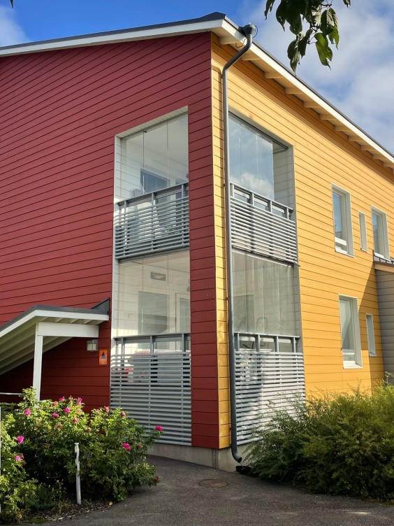 taloyhtiön julkisivua