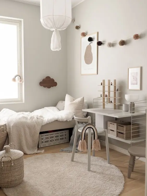 Neutraali lastenhuone 