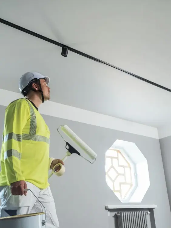 The larger the painted surface, the more emission 