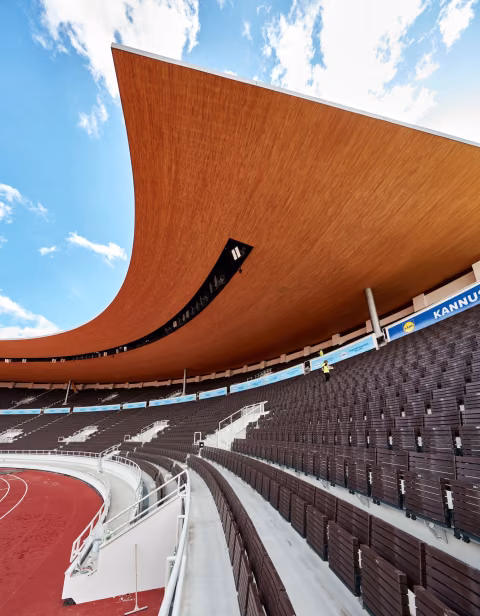 olumpiastadionin katto