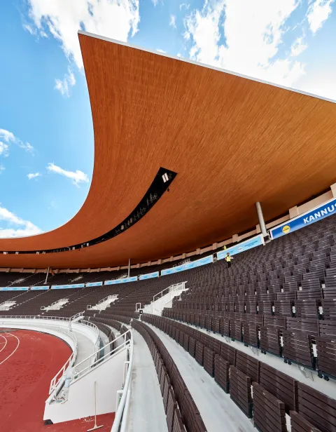 olumpiastadionin katto