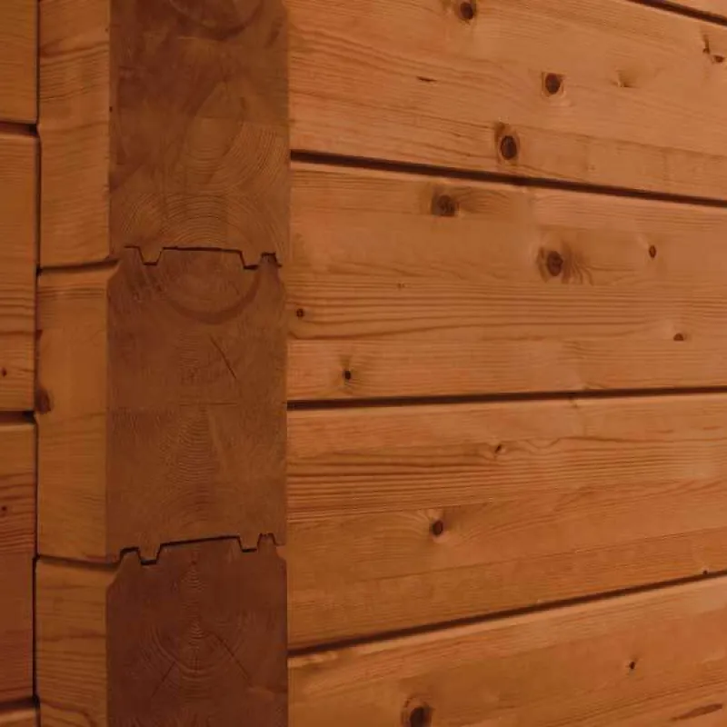 Käsitelty hirsipinta