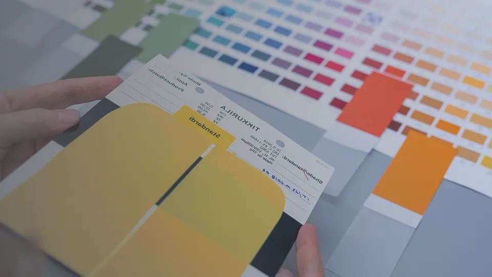 Teollisuusmaalien sävytys