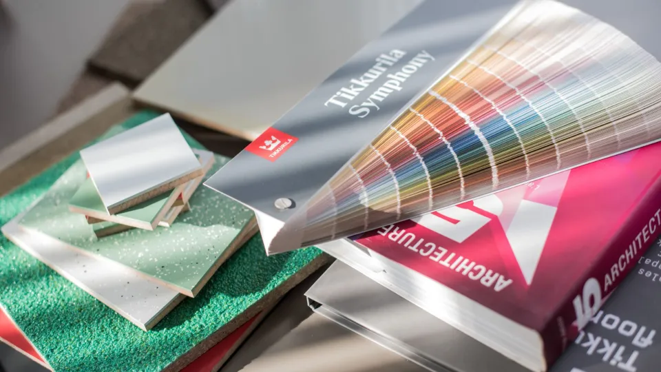 Tikkurilan värimateriaalit ammattilaisille.