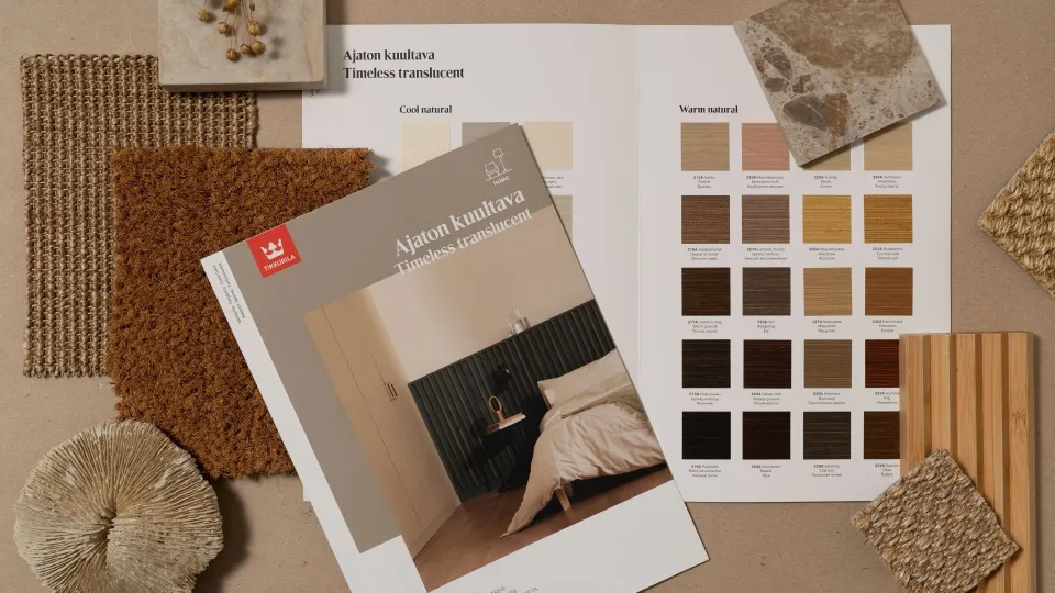 Ajaton Kuultava -värikartta