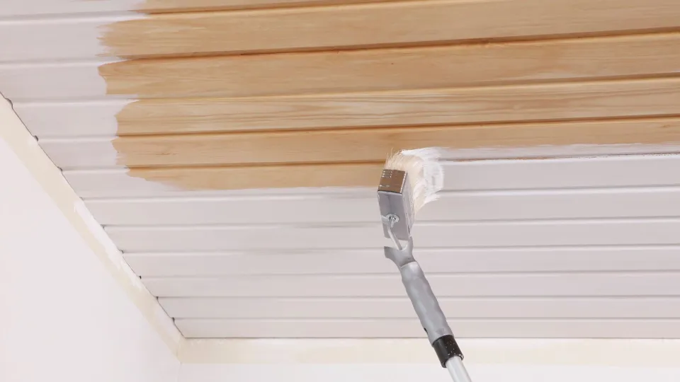 Ohjeet paneelikaton maalaukseen märkätilassa