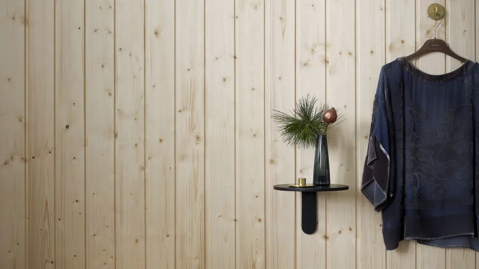 Koti paneeliseinä. Paneeli-Ässä 20, kirkas.