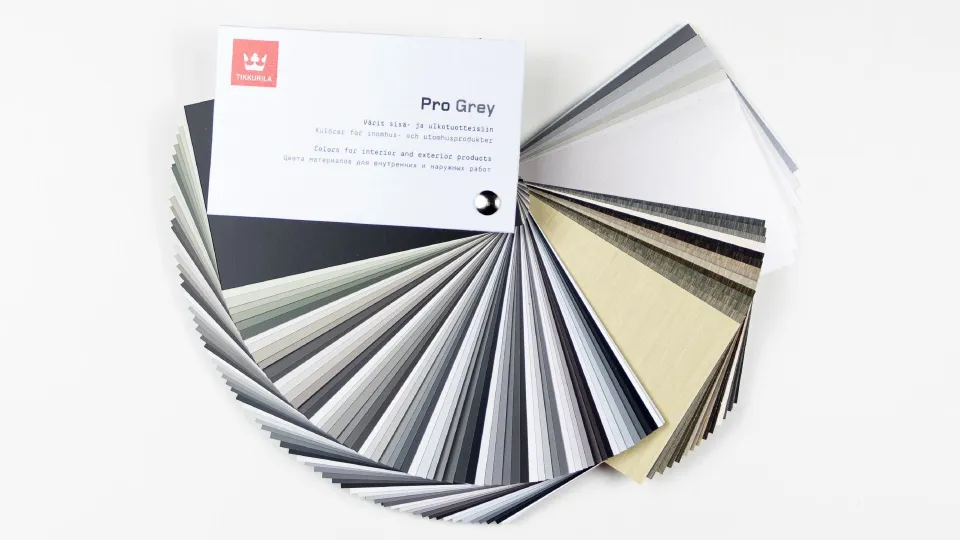 Tikkurila Pro Grey väriviuhka