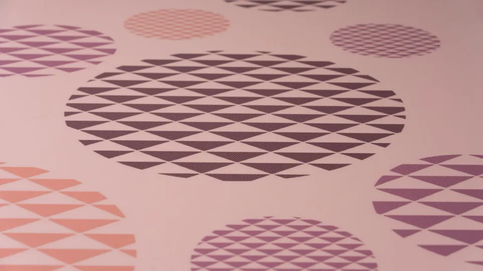 Mattapintainen tarrakuviointi