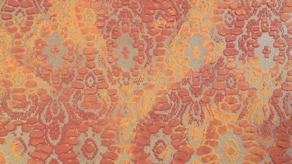 Tunto pitsikuvio oranssi