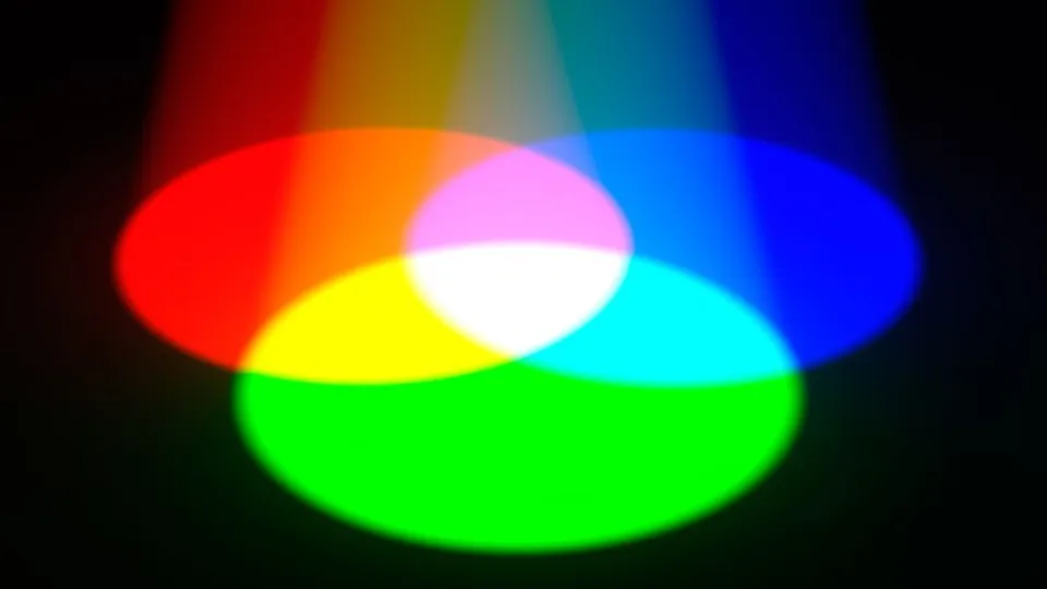 Värivalot pimeässä