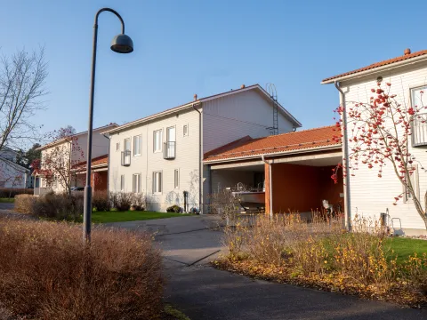 Näyttävät valkoiset ulkopinnat