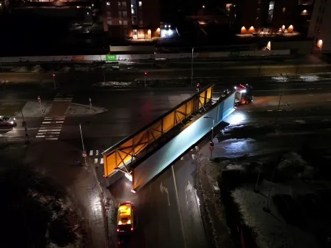 Sillan rakenteiden kuljetus
