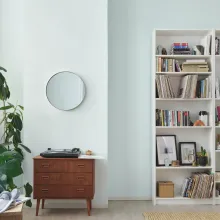 Kritsallinvihreä olohuone