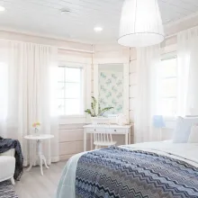 Mökin sisätilojen maalaus