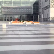 Temafloor PU UV lattiapinnoite pysäköintikannella. 