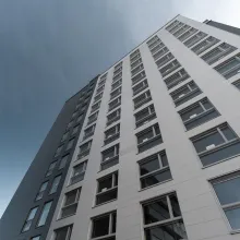 Puukerrostalon Platta -ulkoverhouslevyt.