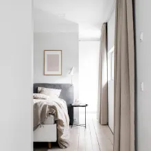 Höyhenenkevyt muutos makuuhuoneeseen