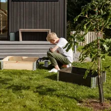 Istutuslaatikon maalaus 