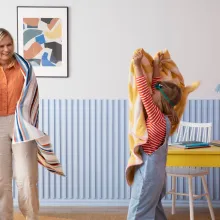 Värikäs lastenhuoneen sisustus