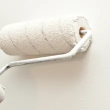 seinän maalaus telalla