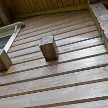 hirsipinta käsitelty Tikkurilan Valtti Arcticilla