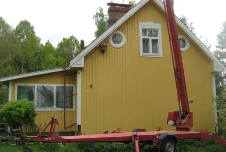 Ulkomaalaus päätyseinä