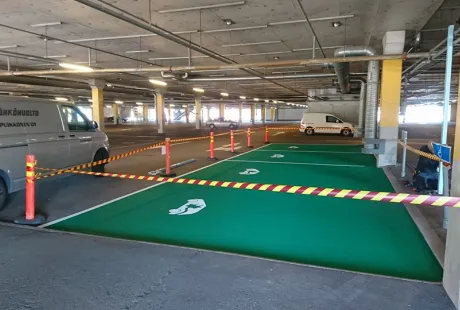 Sähköautojen latauspiste