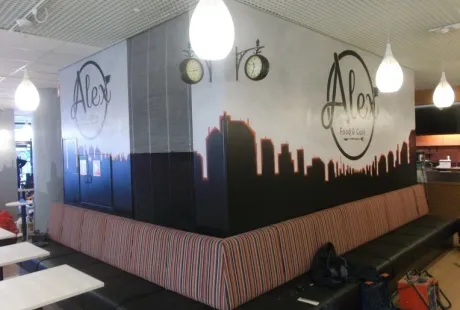 Kahviloiden seinämaalauksia 2