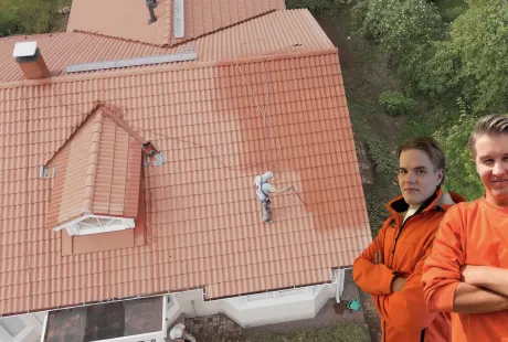 Tiilitalon pinnoitus