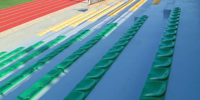 Temafloor PU UV on joustava ja säänkestävä Stadioneille