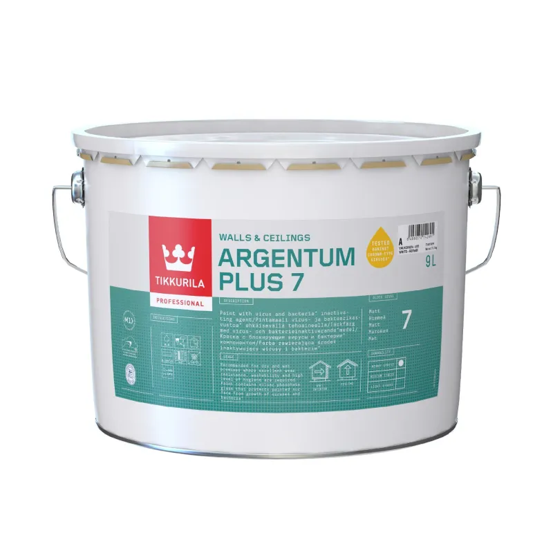 Tikkurila Argentum Plus 7 erikoispintamaali.