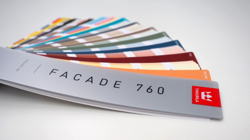 Tikkurila Facade 760 värikokoelma julkisivuille. 