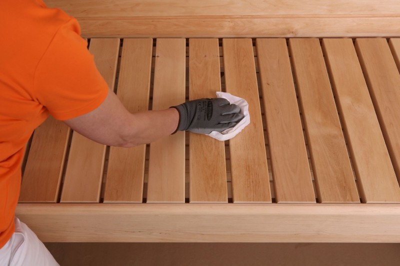 Sauna lauteiden pesu